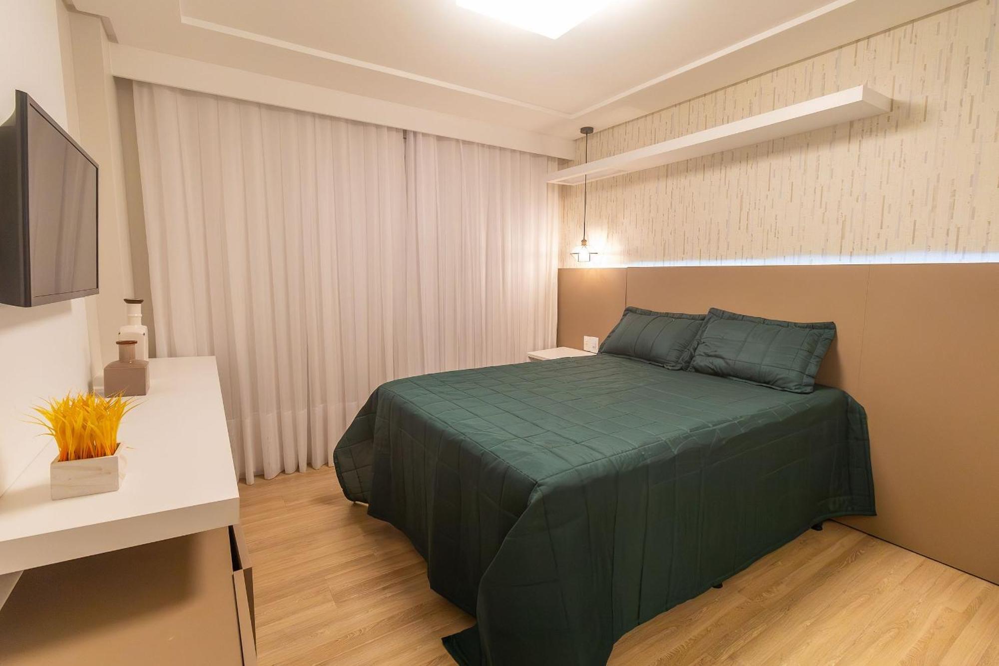 Varandas Do Atlantico 101A - Excelente Apartamento Em Condominio De Luxo A Beira Mar - Piscina Climatizada - Academia - 봄비나스 외부 사진