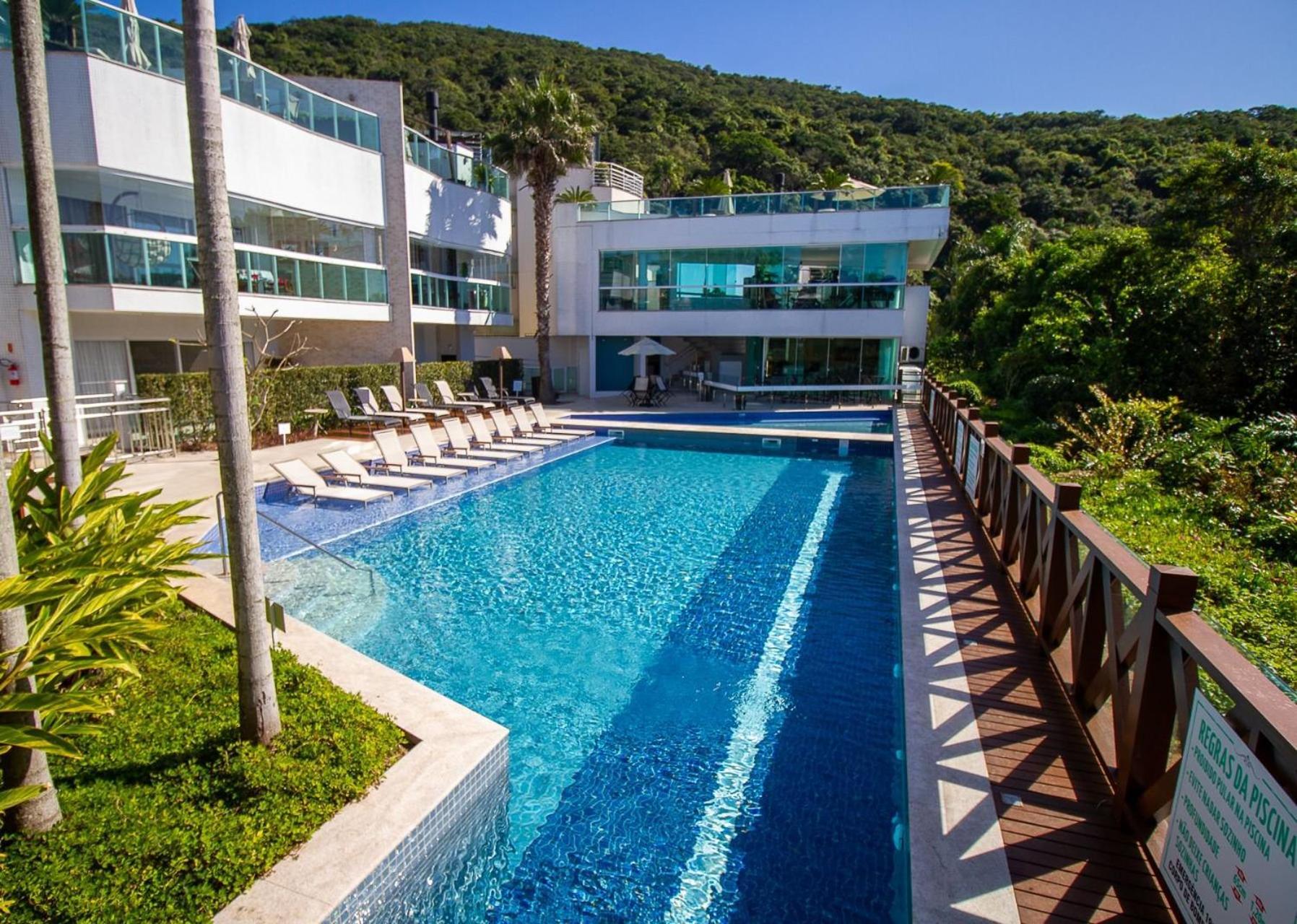 Varandas Do Atlantico 101A - Excelente Apartamento Em Condominio De Luxo A Beira Mar - Piscina Climatizada - Academia - 봄비나스 외부 사진