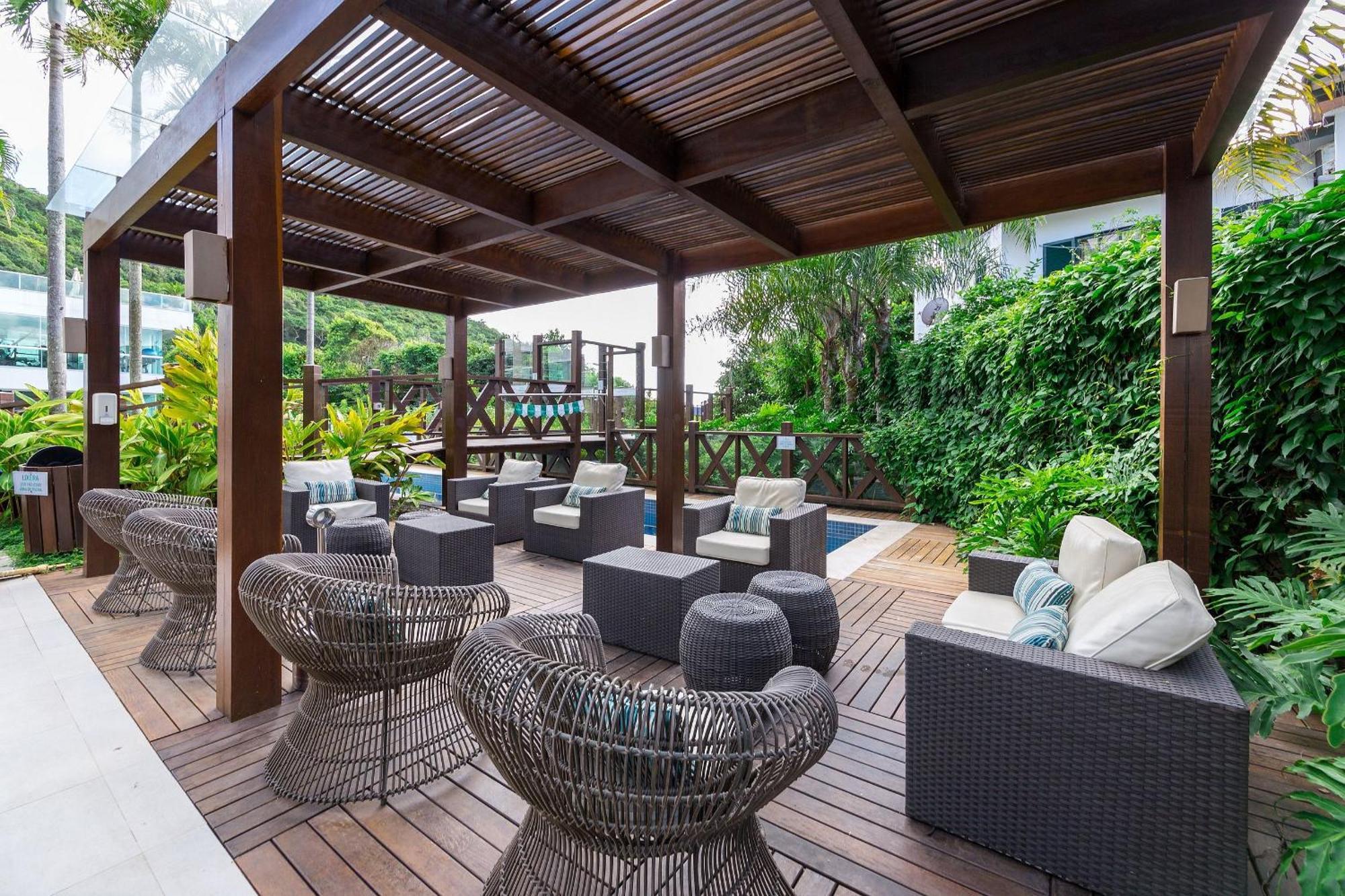 Varandas Do Atlantico 101A - Excelente Apartamento Em Condominio De Luxo A Beira Mar - Piscina Climatizada - Academia - 봄비나스 외부 사진