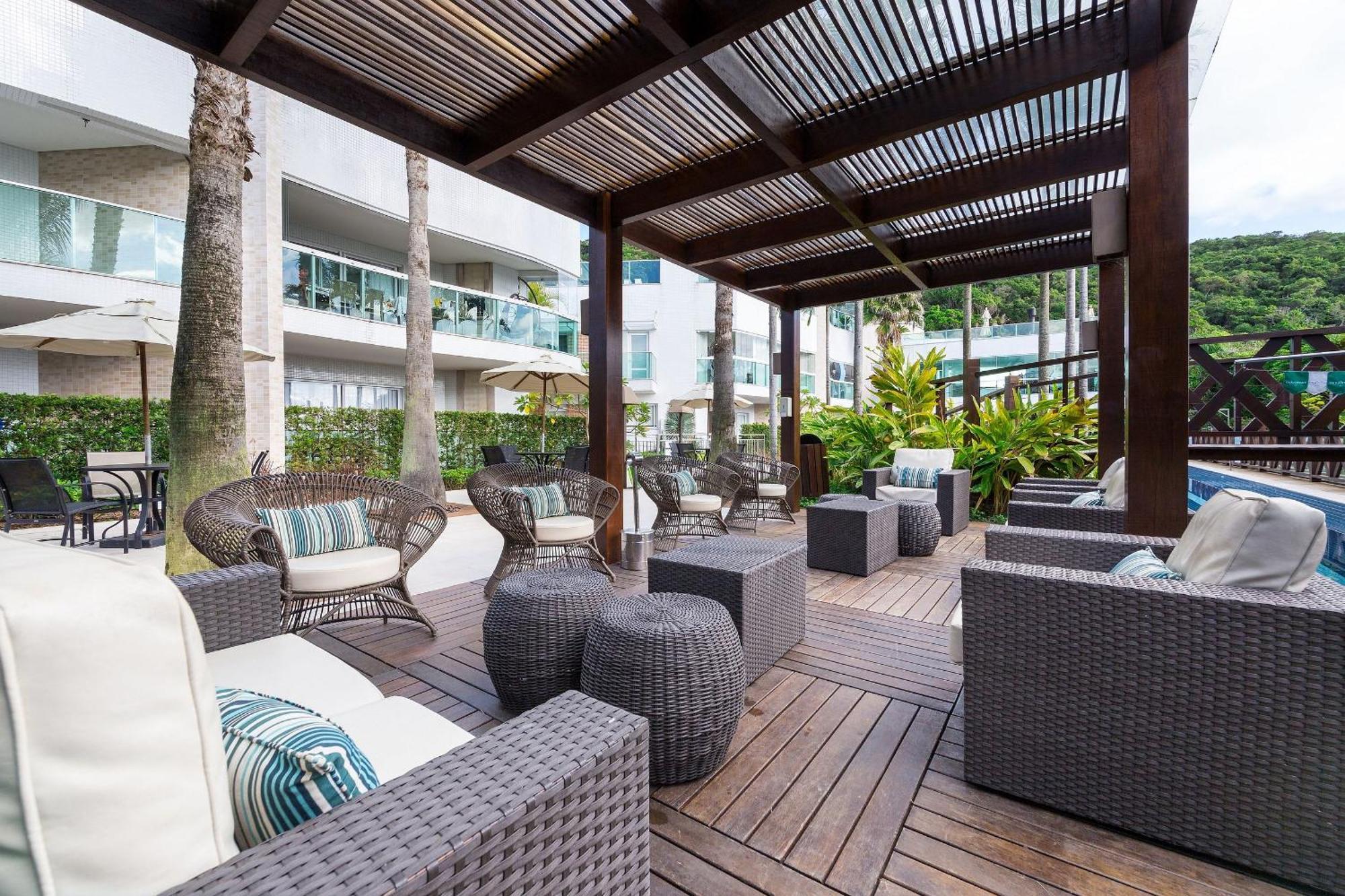 Varandas Do Atlantico 101A - Excelente Apartamento Em Condominio De Luxo A Beira Mar - Piscina Climatizada - Academia - 봄비나스 외부 사진