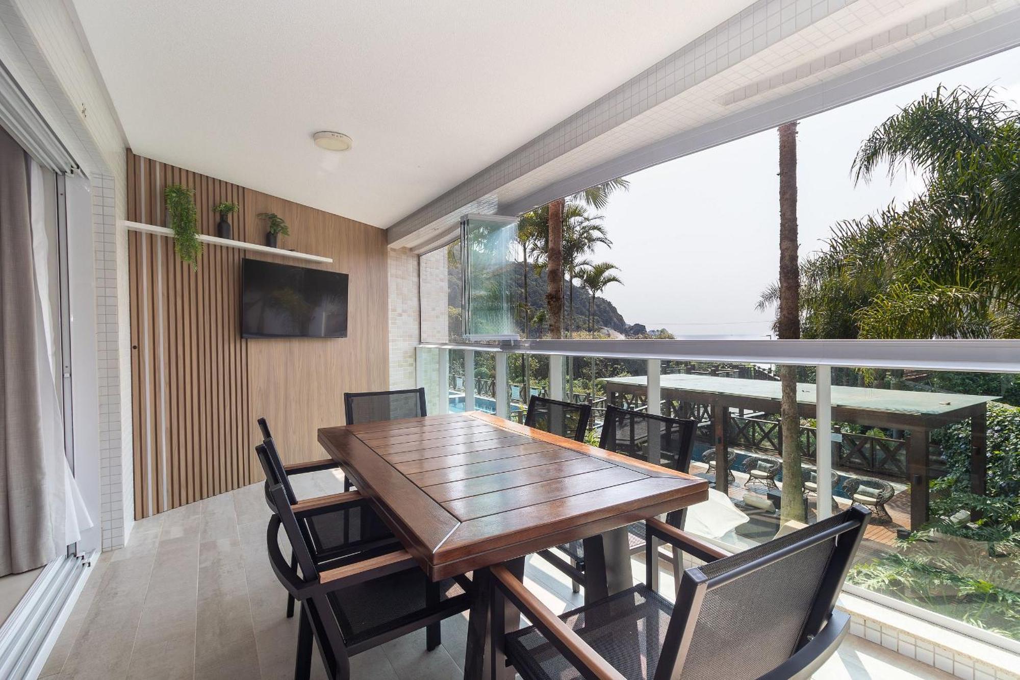 Varandas Do Atlantico 101A - Excelente Apartamento Em Condominio De Luxo A Beira Mar - Piscina Climatizada - Academia - 봄비나스 외부 사진