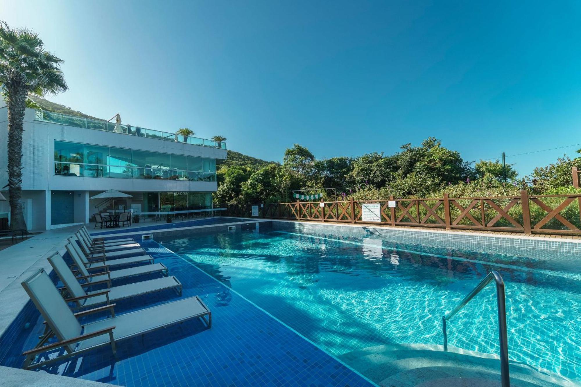 Varandas Do Atlantico 101A - Excelente Apartamento Em Condominio De Luxo A Beira Mar - Piscina Climatizada - Academia - 봄비나스 외부 사진